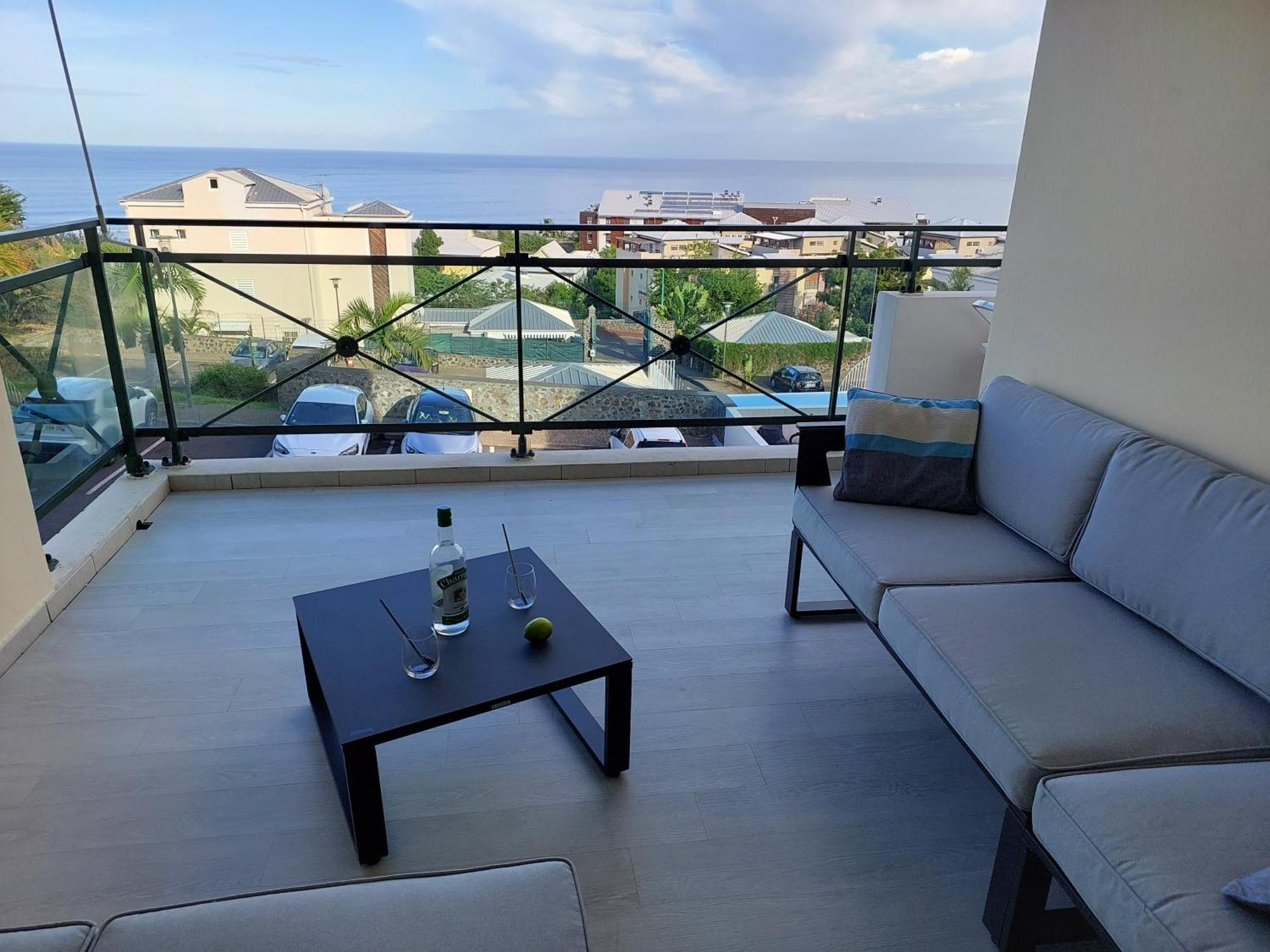 圣吉尔莱班Beau T3 Litchi Vue Ocean Piscine公寓 外观 照片